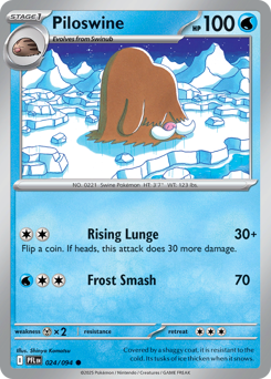 Piloswine card art