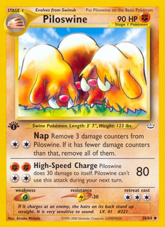 Piloswine card art