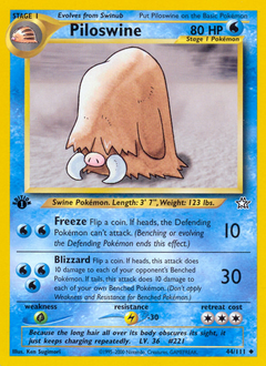 Piloswine card art