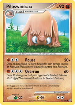 Piloswine card art