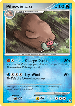 Piloswine card art