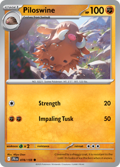 Piloswine card art
