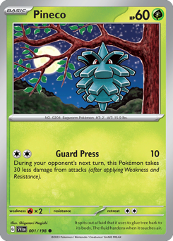 Pineco card art