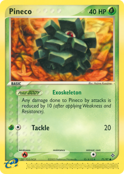 Pineco card art