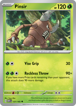 Pinsir card art