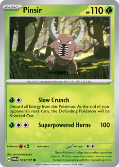 Pinsir card art