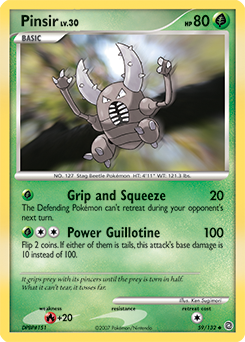 Pinsir card art