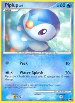Piplup card art