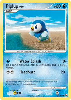 Piplup card art