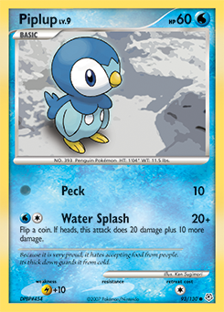 Piplup card art
