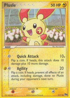 Plusle card art
