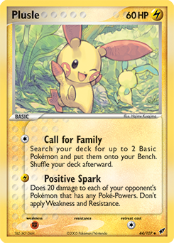 Plusle card art