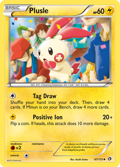 Plusle card art