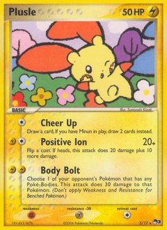 Plusle card art