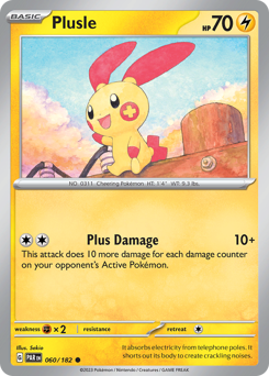 Plusle card art