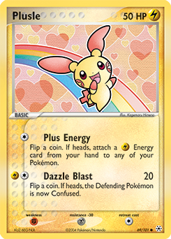 Plusle card art