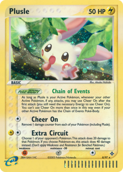 Plusle card art