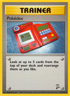 Pokédex card art