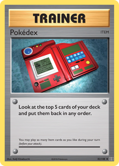 Pokédex card art