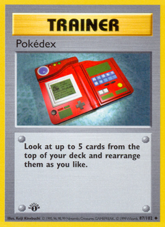 Pokédex card art