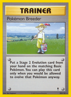 Pokémon Breeder card art