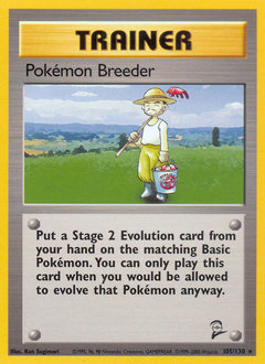 Pokémon Breeder card art