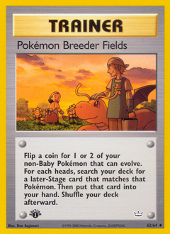 Pokémon Breeder Fields card art