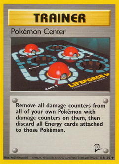 Pokémon Center card art