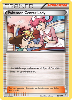 Pokémon Center Lady card art