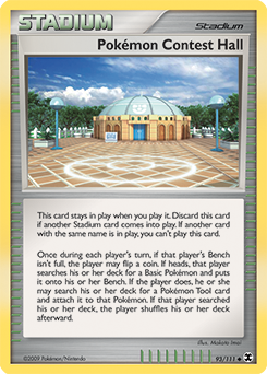 Pokémon Contest Hall card art