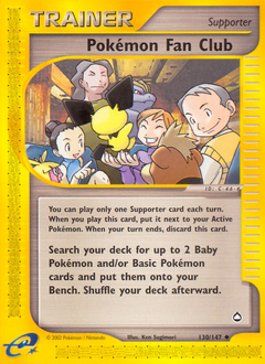 Pokémon Fan Club card art