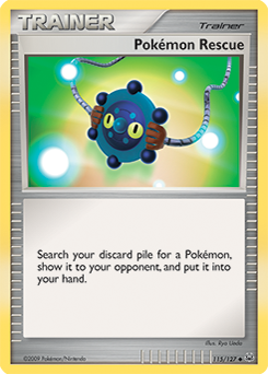 Pokémon Rescue card art