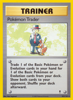 Pokémon Trader card art