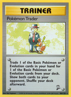 Pokémon Trader card art