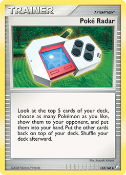 Poké Radar card art