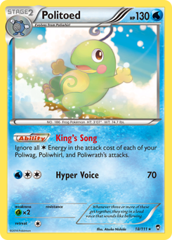 Politoed card art