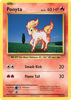 Ponyta card art