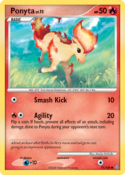 Ponyta card art
