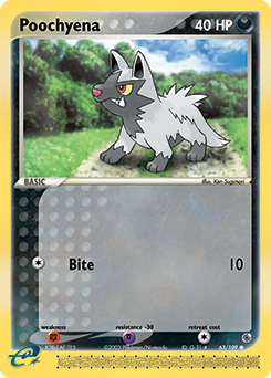 Poochyena card art