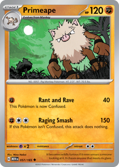 Primeape card art