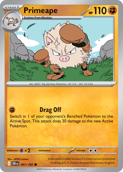 Primeape card art