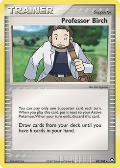 Professor Birch card art