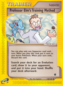 Professor Elm's Training Method card art