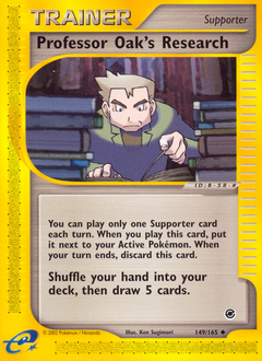 Professor Oak's Research card art