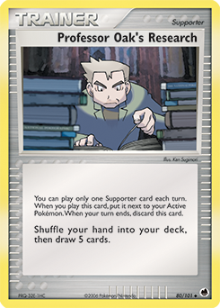 Professor Oak's Research card art