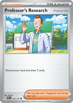 Professor's Research card art