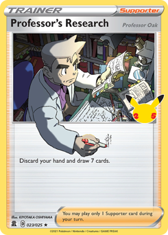 Professor's Research (Professor Oak) card art