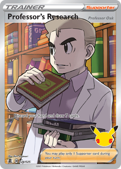 Professor's Research (Professor Oak) card art