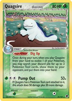 Quagsire δ card art