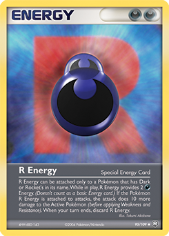 R Energy card art